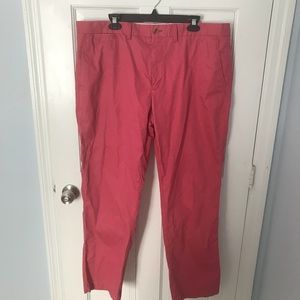 Men’s Nantucket red chinos